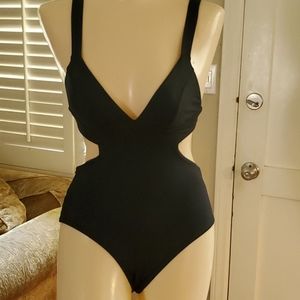 Vitamin A new with tags black one piece suit